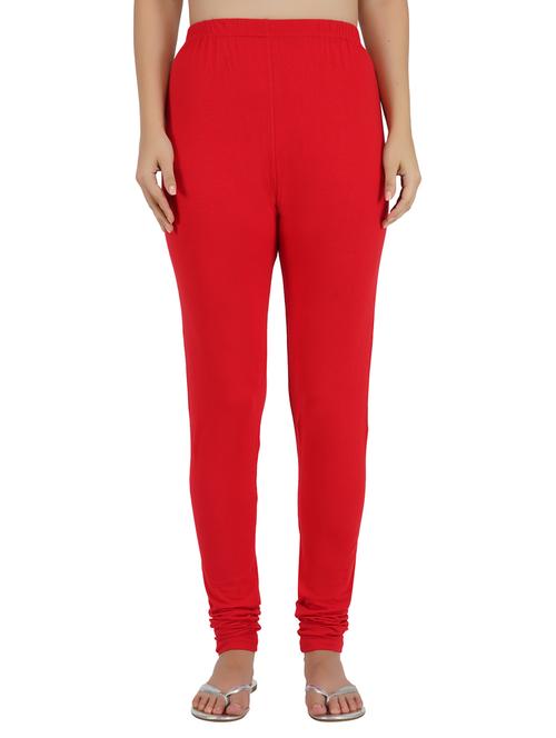 red cotton leggings - 17216583 - Standard Image - 1