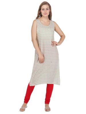 red cotton leggings - 17216583 - Standard Image - 4