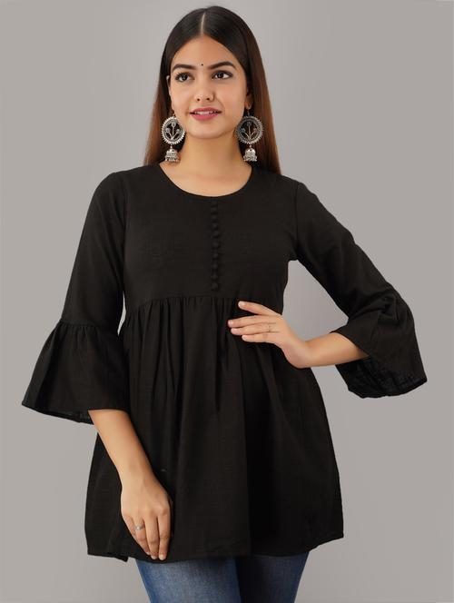 bell sleeves a-line top - 17216901 - Standard Image - 1