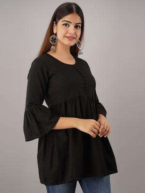 bell sleeves a-line top - 17216901 - Standard Image - 2
