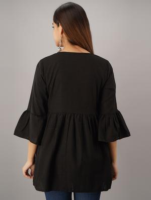 bell sleeves a-line top - 17216901 - Standard Image - 4