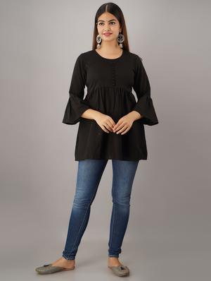 bell sleeves a-line top - 17216901 - Standard Image - 5