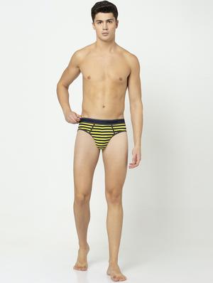 yellow striped hipster brief - 17217456 - Standard Image - 4