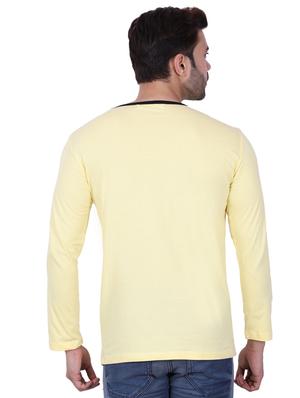 yellow printed t-shirt - 17218307 - Standard Image - 3