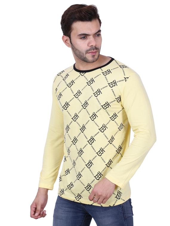yellow printed t-shirt - 17218307 - Zoom Image - 2