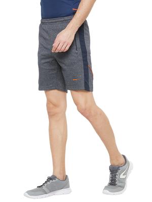 blue side striped shorts - 17218461 - Standard Image - 2