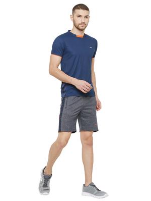blue side striped shorts - 17218461 - Standard Image - 4