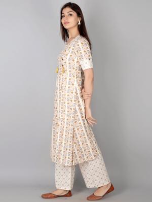 floral kurta palazzo set - 17218549 - Standard Image - 2