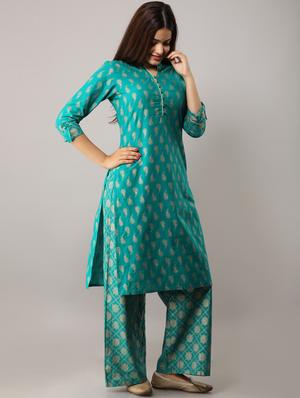 paisley kurta palazzo set - 17218575 - Standard Image - 2