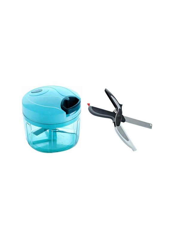 easy & quick vegetable cutter/chopper with 2 in 1 clever cutter (assorted color). - 17218684 - Zoom Image - 1