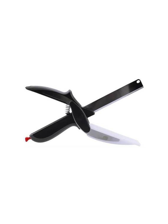 easy & quick vegetable cutter/chopper with 2 in 1 clever cutter (assorted color). - 17218684 - Zoom Image - 2