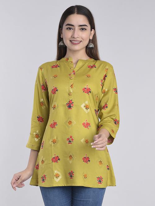 floral straight kurta - 17218723 - Standard Image - 1