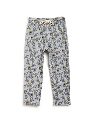 blue cotton pyjama set nightwear with free mask - 17218778 - Standard Image - 4