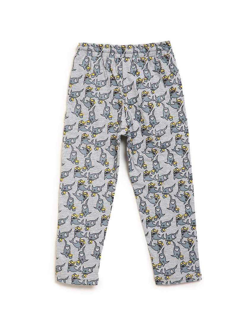 blue cotton pyjama set nightwear with free mask - 17218778 - Zoom Image - 5