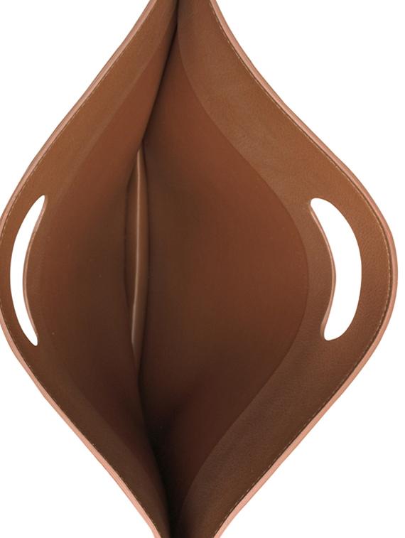 brown leatherette (pu sleefe - 17218910 - Zoom Image - 2