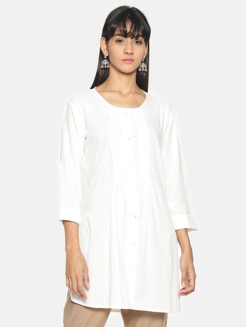 pintucks straight kurti - 17219093 - Very Small Image - 1