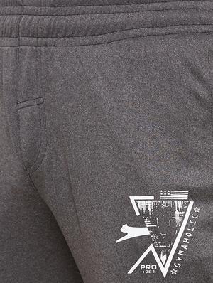 grey solid full length track pant - 17219098 - Standard Image - 5