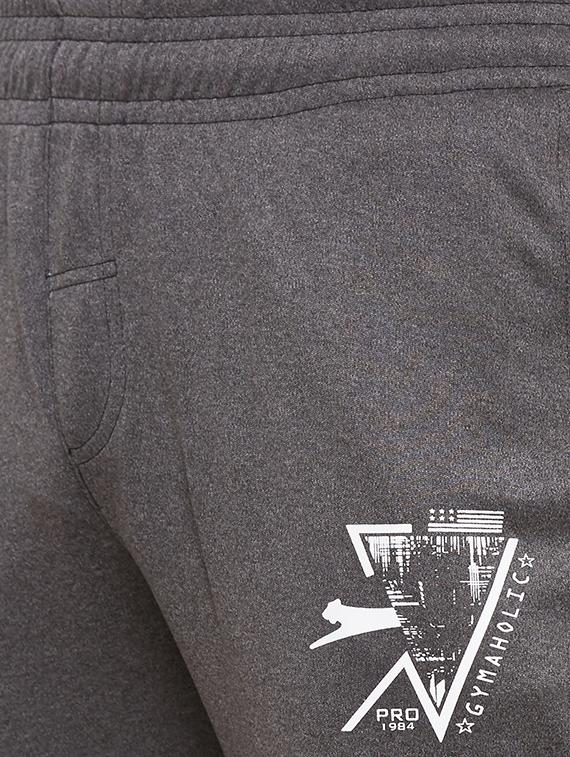 grey solid full length track pant - 17219098 - Zoom Image - 5