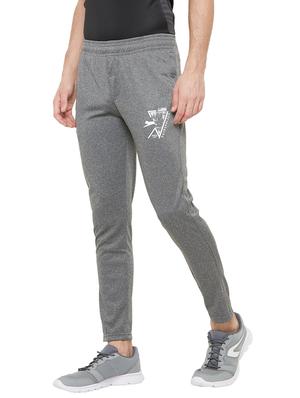 grey solid full length track pant - 17219100 - Standard Image - 2