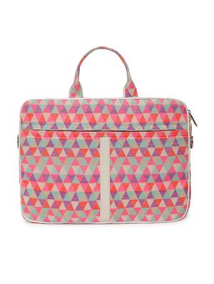 multi colored cotton polyester blend laptop bag - 17219206 - Standard Image - 2