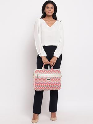 multi colored cotton polyester blend laptop bag - 17219206 - Standard Image - 5