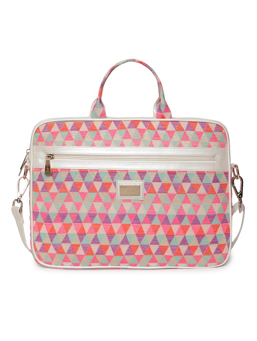multi colored cotton polyester blend laptop bag - 17219206 - Zoom Image - 1