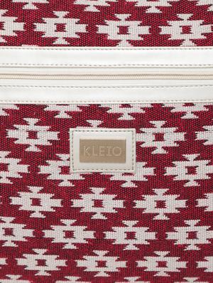 maroon cotton polyester blend laptop bag - 17219207 - Standard Image - 6