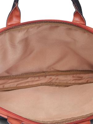 blue cotton polyester blend laptop bag - 17219208 - Standard Image - 3