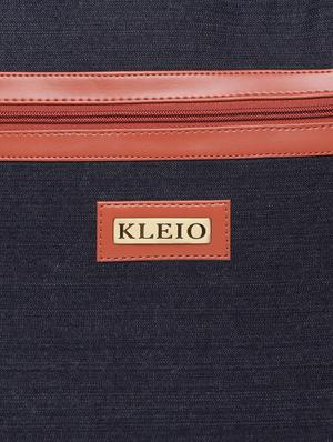 blue cotton polyester blend laptop bag - 17219208 - Standard Image - 6