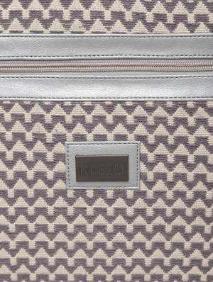 silver cotton polyester blend laptop bag - 17219211 - Standard Image - 6