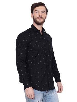 black printed casual shirt - 17219259 - Standard Image - 2