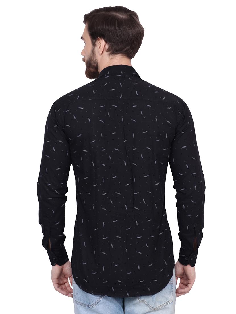 black printed casual shirt - 17219259 - Zoom Image - 3