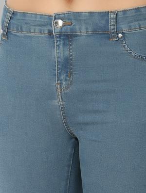knee slit skinny fit jeans - 17219295 - Standard Image - 5