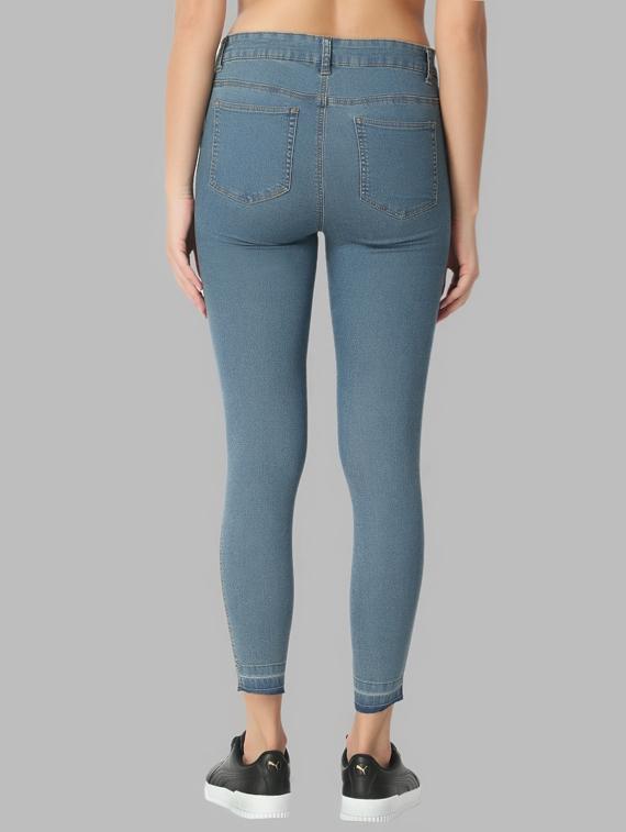 knee slit skinny fit jeans - 17219295 - Zoom Image - 3