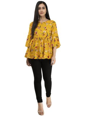 bell sleeves floral top - 17220202 - Standard Image - 4