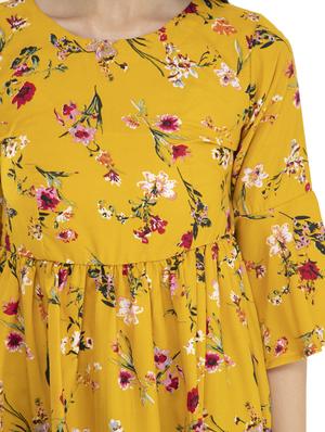 bell sleeves floral top - 17220202 - Standard Image - 5