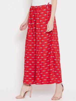 printed flared palazzo - 17220426 - Standard Image - 2
