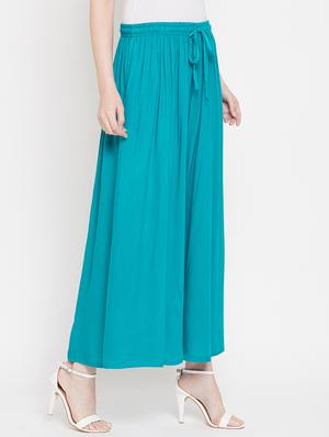 solid flared palazzo - 17220440 - Standard Image - 2