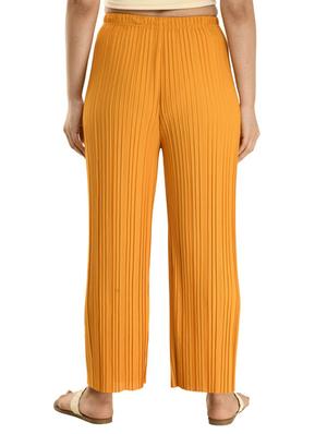 yellow nylon palazzos - 17220445 - Standard Image - 3