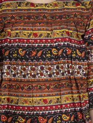 round neck printed top - 17220468 - Standard Image - 5