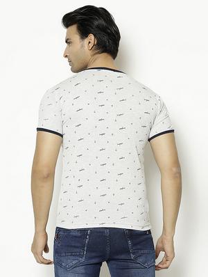 grey printed t-shirt - 17220561 - Standard Image - 3
