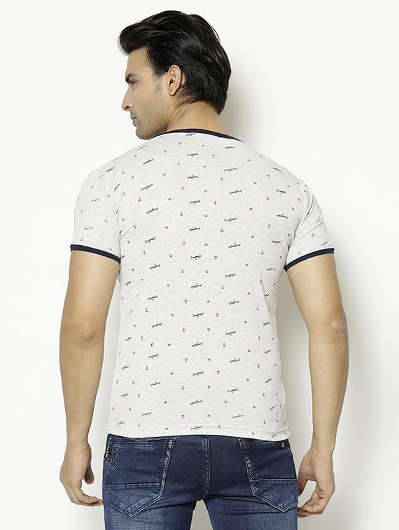 grey printed t-shirt - 17220561 - Zoom Image - 3