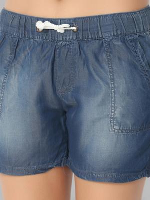 drawstring waist shorts - 17220727 - Standard Image - 5