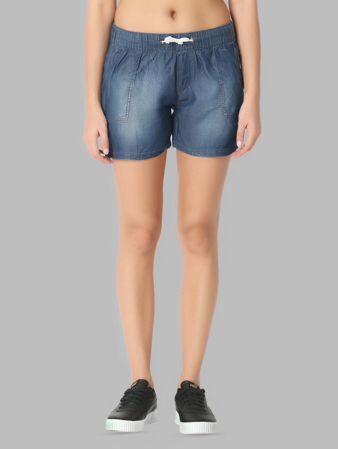 drawstring waist shorts - 17220727 - Zoom Image - 1