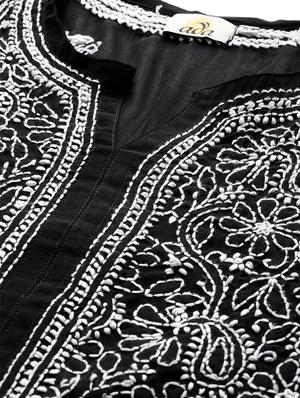 chikankari straight kurta - 17220735 - Standard Image - 5
