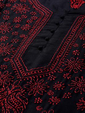 chikankari straight kurta - 17220742 - Standard Image - 5