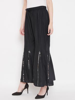 black rayon sharara - 17225252 - Standard Image - 2
