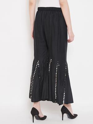 black rayon sharara - 17225252 - Standard Image - 3