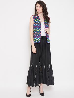 black rayon sharara - 17225252 - Standard Image - 4