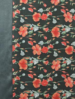 floral printed saree with blouse - 17225718 - Standard Image - 4